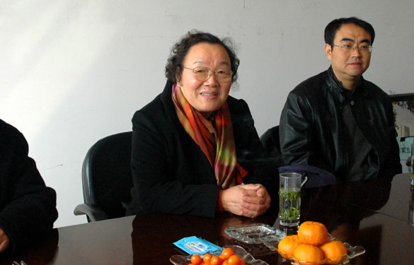 江苏省质量治理协会常务副会长浦振英一行来人生就是博集团调研