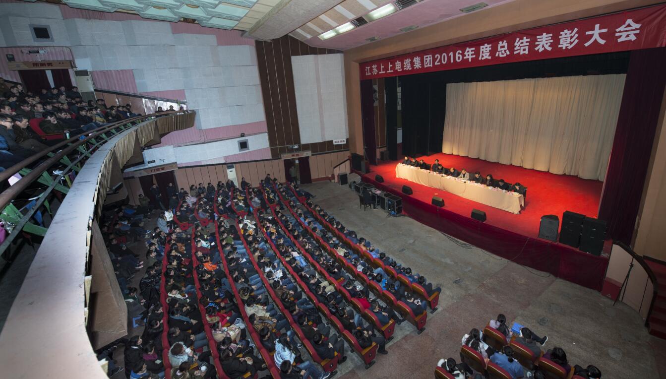人生就是博电缆盛大召开2016年度总结表扬大会