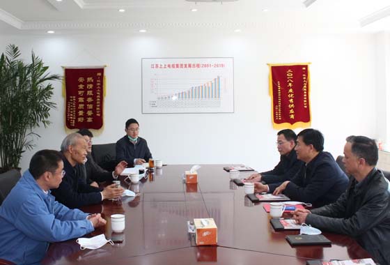 常州市人大常委会副主任盛建良一行来人生就是博调研复工复产情形