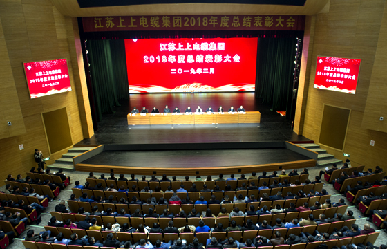 站在新起点、迈向新高度——人生就是博电缆盛大召开2018年总结表扬大会