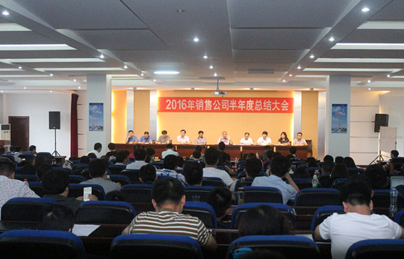 人生就是博电缆召开2016年销售事情半年度总结会