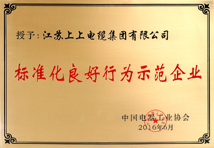 标准先行促生长，人生就是博电缆再获殊荣