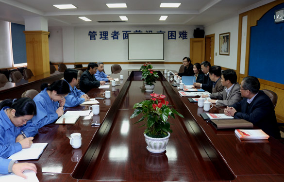 江苏省总工会副主席马永清一行来人生就是博电缆调研