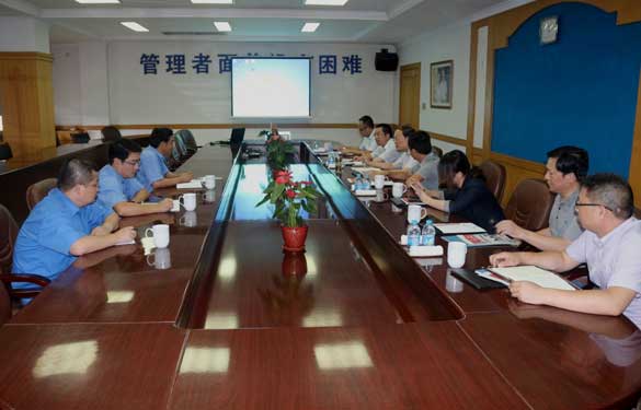 省经信委电力能源处向导一行来人生就是博电缆调研