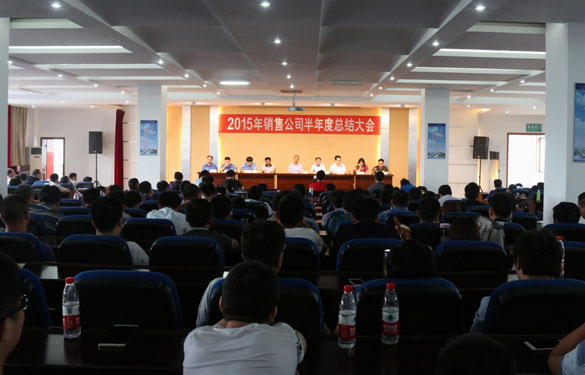 人生就是博电缆召开2015年销售事情半年度总结会