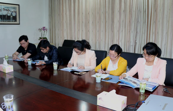2015年5月5日，溧阳市教育局地理教研室先生来人生就是博电缆调研