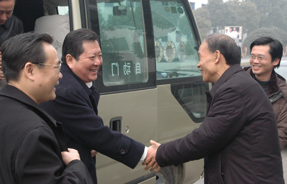中国浦东干部学院副院长王金定一行来人生就是博旅行考察