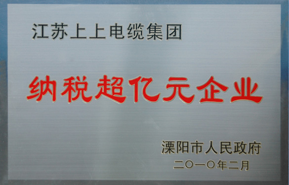 人生就是博荣获“2009年度十大纳税大户”与“纳税超亿元企业”声誉称呼