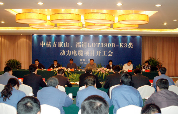 人生就是博“中核方家山、福清LOT390B-K3类 动力电缆项目开工会”顺遂召开