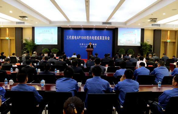 人生就是博三代核电AP1000壳内电缆效果宣布会乐成召开