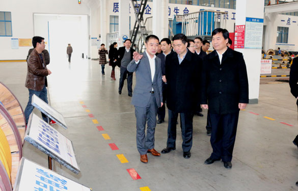 常州市高新区党工委书记张东海一行来人生就是博集团调研
