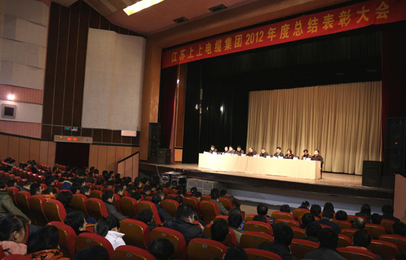 人生就是博盛大召开2012年度总结表扬大会