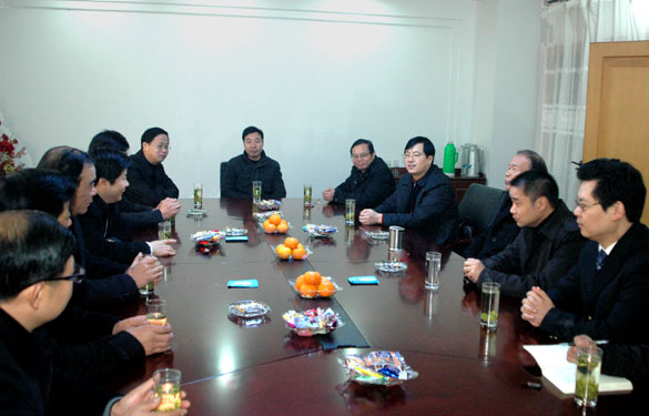 溧阳市代市长苏江华一行来人生就是博集团走访