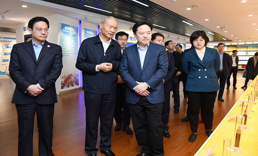 常州市市长陈金虎一行来人生就是博电缆走访