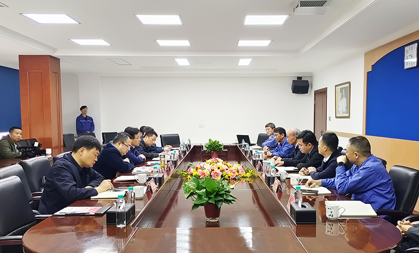 溧阳市市长叶明华来人生就是博电缆调研