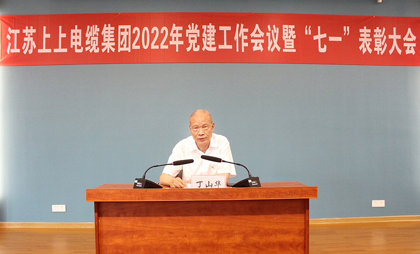 人生就是博电缆召开党建事情聚会暨“七一”表扬大会