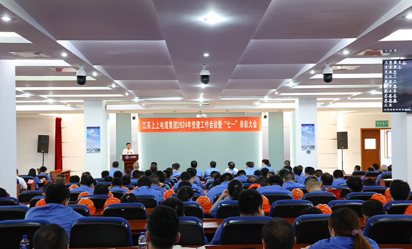 人生就是博电缆召开2024年党建事情聚会暨“七一”表扬大会